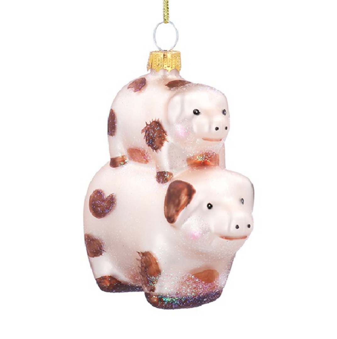 Glass Pig, Stacked 8cm *ETA Nov image 0